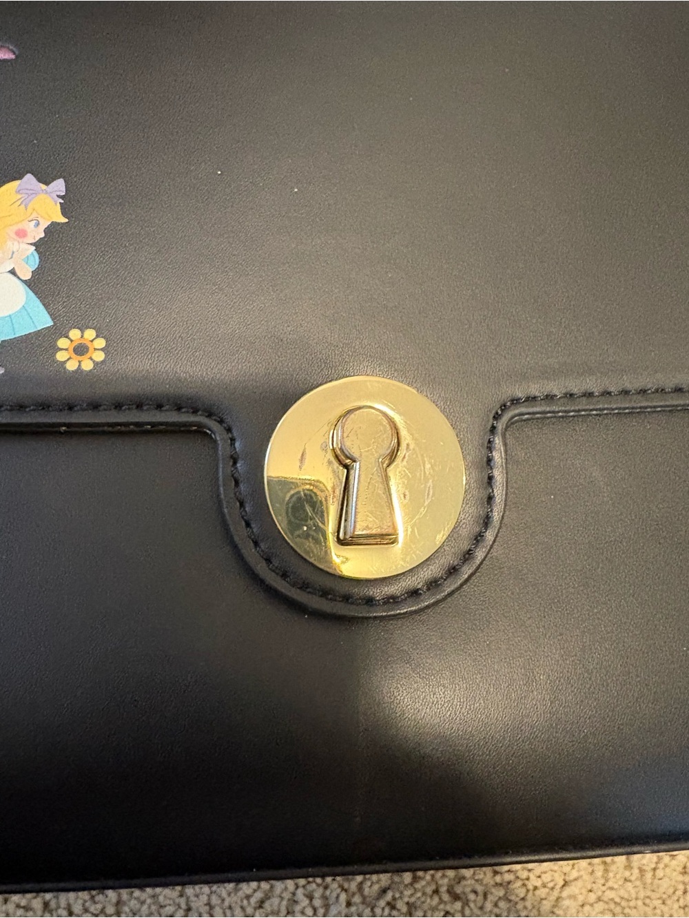 Loungefly Alice in Wonderland Crossbody - Picture 3 of 7